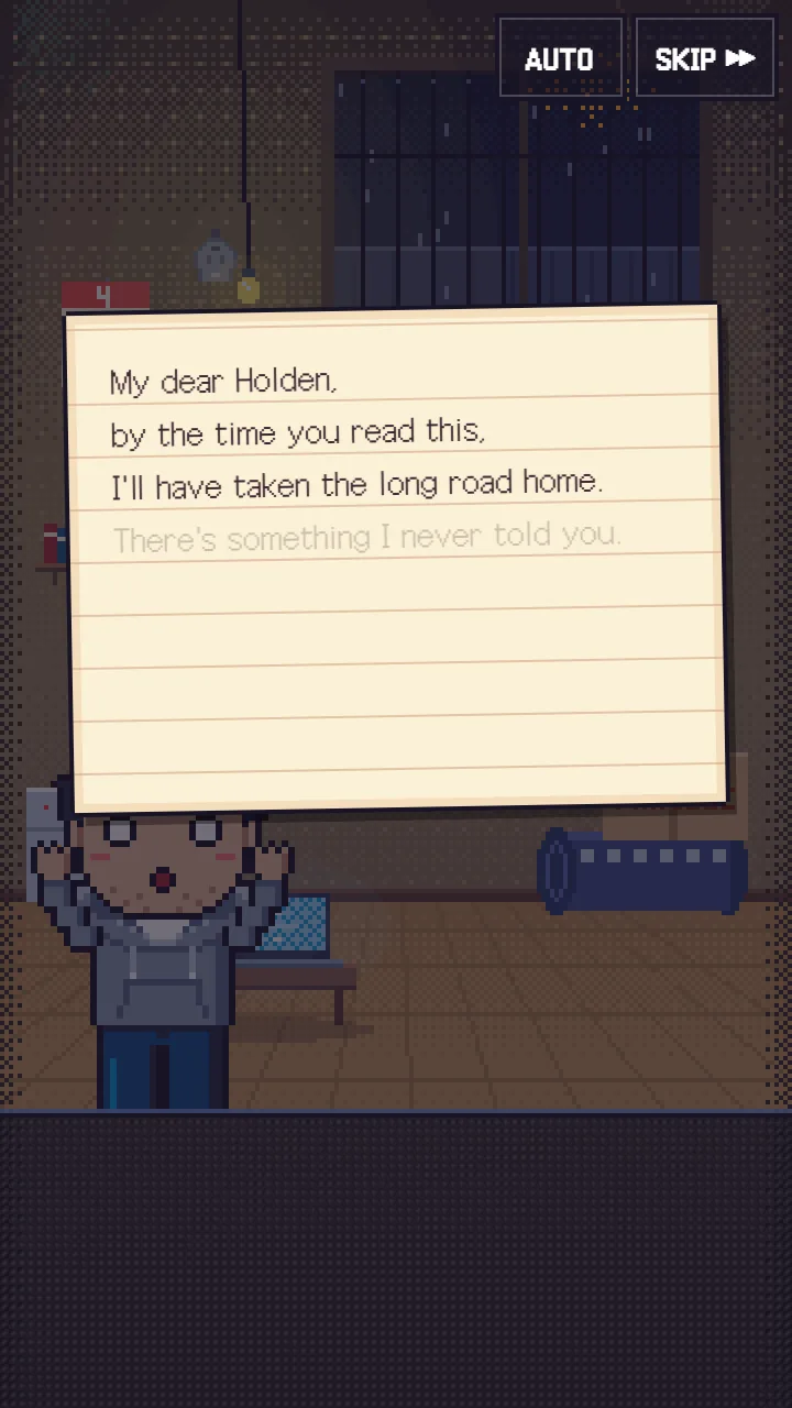 イントロ——祖父の手紙:「My dear Holden, by the time you read this, I'll have taken the long road home. There's something I never told you.」